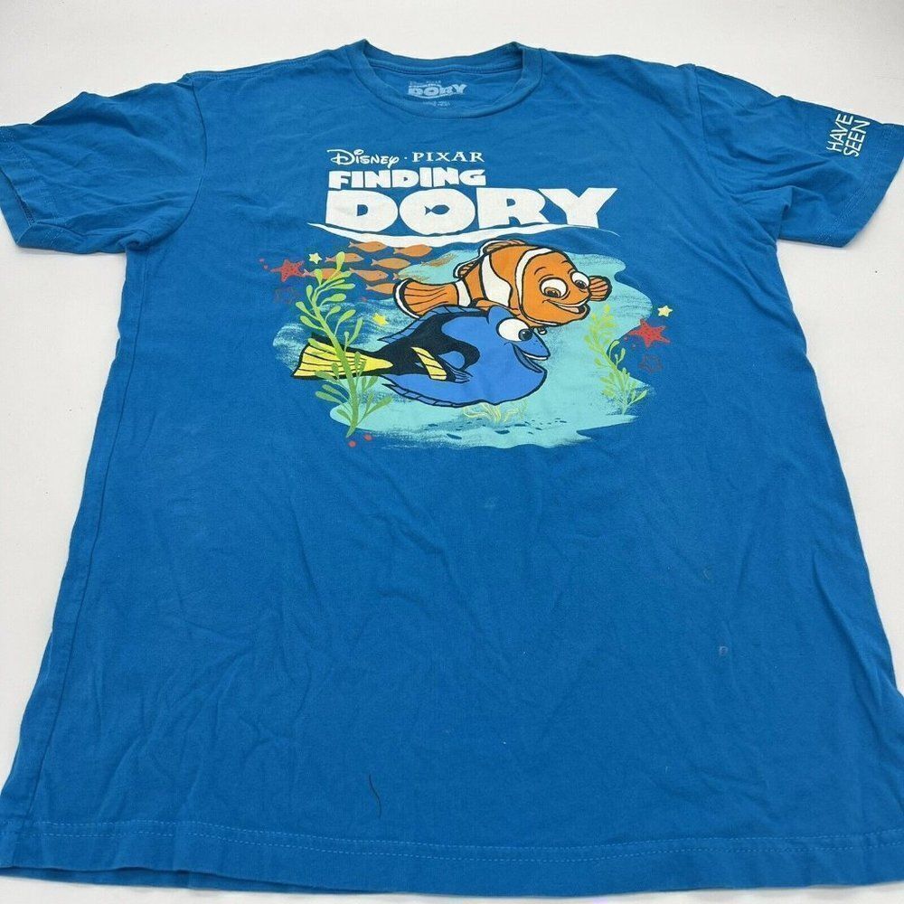 Disney Pixar Finding Dory 2016 Have You Seen Her blue t shirt medium